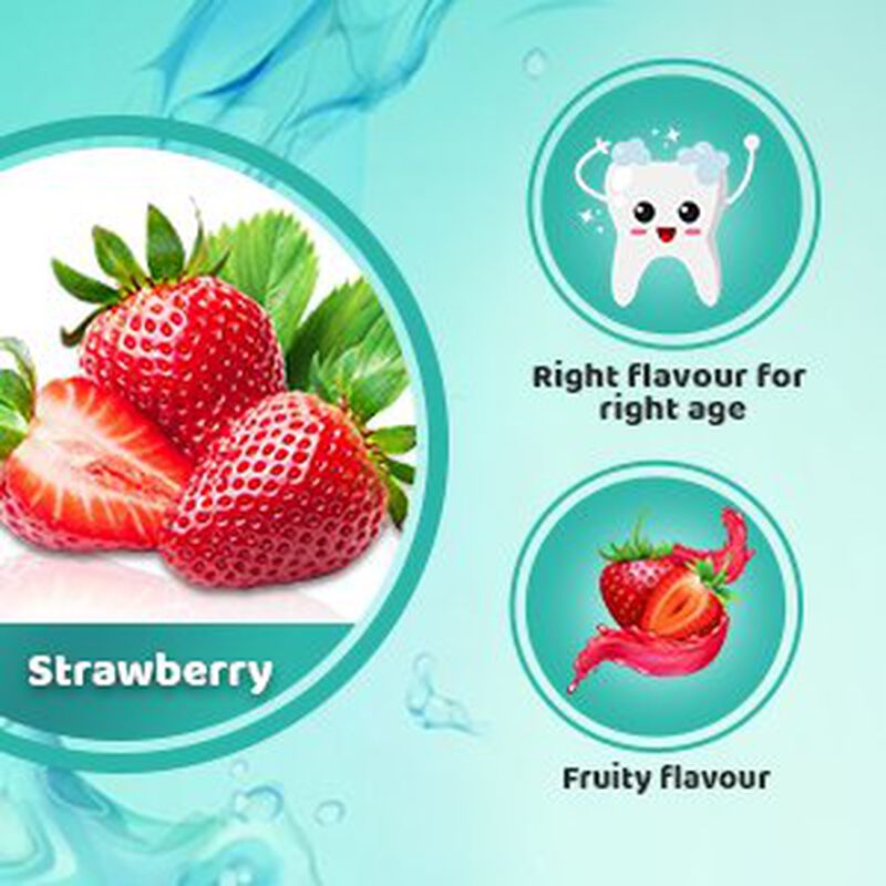 Toothpaste Strawberry - No Fluoride (12m+) (50ml) image number null
